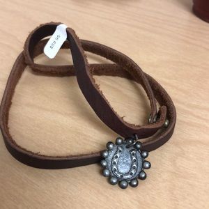 Gypsy Junkies wrap bracelet with charm